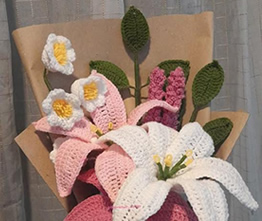 Rose Dried Flower Bouquet India